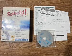 Mac サウンド録音・編集・交換・作成ソフトウェア『 sound it 』5.0 for Macintosh 