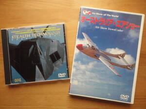 ●DVD ステルス・テクノロジー STEALTH TECHNOLOGY + AIR SHOW OF THE WORLD オーストラリア・エアショー AIR SHOW DOWNUNDER 非レンタル品