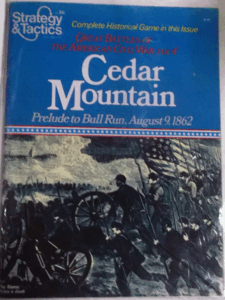 SPI/STRATEGY & TACTICS NO.86 CEDAR MOUNTAIN/駒未切断/日本語訳無し