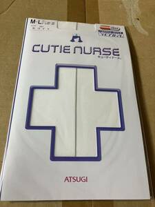 atsugi パンティストッキング cutie nurse M-L ホワイト 看護婦 白 panty stocking キューティナース パンスト タイツ ストッキング
