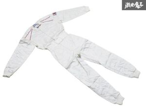 T●新品 NOMEX COMPETITION LICENSE Sサイズ レーシングスーツ つなぎ 作業着 ホワイト 白