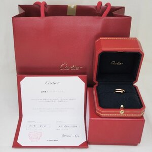 中古・付属完品【Cartier カルティエ】ジュストアンクルリング スモールモデル ゴールド 750 K18 #51 指輪