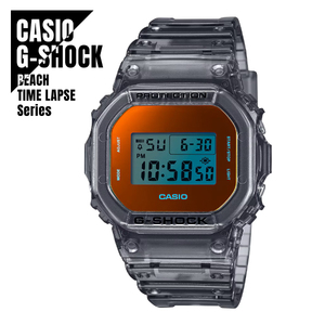 国内正規品 CASIO G-SHOCK Gショック BEACH TIME LAPSE シリーズ DW-5600TLS-8JF グレースケルトン 腕時計 メンズ レディース ★新品