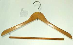 ♪昭和レトロ★木製ハンガー⑧★懐かしい★★Japanese Retro Wood Coat Hanger★ヴィンテージ★掘り出し物★洋服スーツハンガー