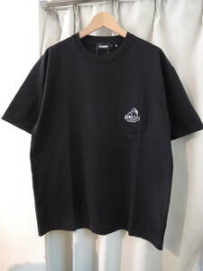 X-LARGE エクストララージ XLARGE EMBROIDERY SLANTED OG S/S POCKET TEE 黒 Lサイズ 人気品 送料\230~