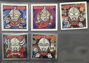 ウルトラマンベリアル ウルトラマンケン　ウルトラマンジャック　ウルトラウーマンマリー　墓場の画廊　ウルトラ戦士シリーズ　シール