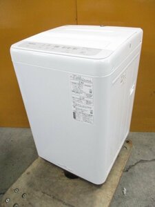 ☆Panasonic パナソニック 全自動洗濯機 5.0kg ビッグウェーブ洗浄 からみほぐし 楽ポイフィルター NA-F50B15 2022年製 直接引取OK w7263