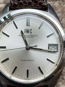 【美品】IWC オールドインター　音叉　エレクトロニック　稼働