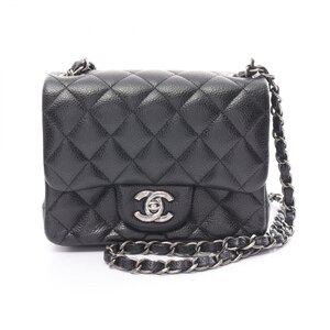 シャネル ミニマトラッセ ブランドオフ CHANEL キャビアスキン(グレインドカーフ) ショルダーバッグ キャビア 中古 レディース