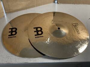 ■MEINL■マイネル バイザンス・ブリリアントシリーズ■ハイハットシンバル/14インチ■B14HHH-B■中古■　★即決★