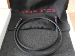 NuForce Transient Cable RCA ニューフォース デジタル同軸ケーブル RCA 1m 箱と袋付