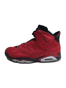 NIKE◆AIR JORDAN 6 RETRO/ハイカットスニーカー/28.5cm/RED/スウェード/CT8529-600