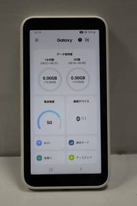 G2266 Y SAMSUNG Galaxy 5G Mobile Wi-Fi SCR01 モバイルルーター【本体のみ】