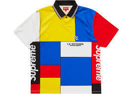 新品 L Supreme Colorblocked Soccer Polo S/S Shirt Box シュプリーム カラーブロック サッカー ポロ 20FW