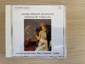 D3/Telemann / Carmirelli Telemann: Fantasies for Solo V