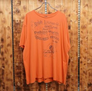 ralphlauren Tシャツ　オレンジ　XXL/ラルフローレン