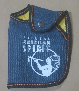 NATURAL AMERICAN SPIRIT ノベルティ「デニムポーチ」/ナチュラルアメリカンスピリット/未開封品/非売品/美品