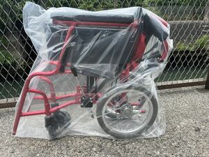 新品未使用品　MIKI 車椅子 軽量 コンパクト 中古 おしゃれ キャリカル RPMS-2R 車イス アルミ製　ミキ