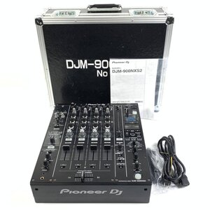 PIONEER パイオニア DJM-900NXS2 DJミキサー 電源コード/USBケーブル/取説/ハードケース付き★動作品【TB】