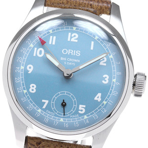 ベルト訳あり オリス ORIS 01.473.7786.4065 ビッグクラウン タイマー デイト 手巻き メンズ 箱・保証書付き_843533