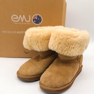 エミュー ムートンブーツ ALBA アルバ ショートブーツ ブランド シューズ 靴 レディース 23cmサイズ ブラウン EMU Austsalia