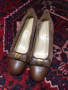 新品TANINO CRISCI LOGO LEATHER PUMPS MADE IN ITALY/タニノクリスチーロゴレザーパンプス