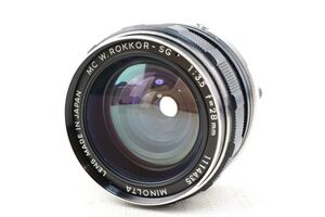 ★実用美品★MINOLTA ミノルタ MC W.ROKKOR-SG 28mm F3.5★♯15199