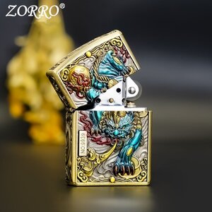 新品 ZORRO 金銭獣 ヒキュウ 貔貅 ライター 重量感 ライター 未使用 オイルライター 喫煙グッズ