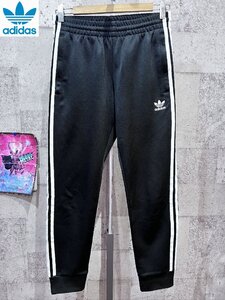 アディダスオリジナルス スーパースター カフド トラックパンツ 黒白 S メンズ adidas SST TP ジャージ ジョガーパンツ