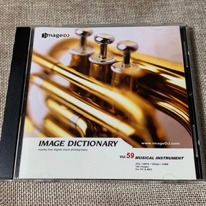 【写真素材】imageDJ IMAGE DICTIONARY Vol.59「MUSICAL INSTRUMENT」CD 100images Win&Mac 中古品