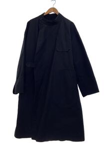 Engineered Garments◆ステンカラー コーデュロイ切替ロングコート/S/コットン/ブラック//