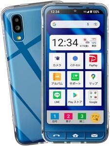 シンプルスマホ6 Simple Sumaho6 A201SH/BASIO active SHG09 ケース TPU 透明保護ソフト