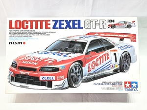 タミヤ　1/24　ロックタイト・ゼクセル　GT-R（R34）　24225　 ※箱難汚れ・デカール切り抜き有　プラモデル　同梱OK　1円スタート★F