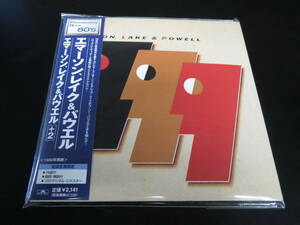 帯付き！紙ジャケ！エマーソン、レイク＆パウエル/エマーソン、レイク＆パウエル＋２ Emerson, Lake & Powell 国内盤CD（UICY-9126, 1986）