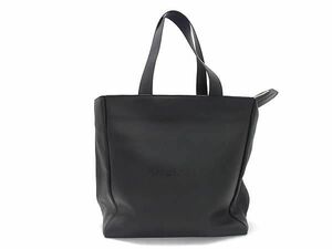 1円 ■極美品■ BALENCIAGA バレンシアガ 504980 エブリデイ ラージ レザー トートバッグ ショルダー 肩掛け ブラック系 AY9866