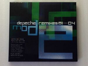 プレス盤CD3枚組　デペッシュ・モード　洋楽アルバム depeche mode remixes81 04 輸入盤　ロック