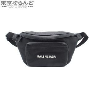 101752269 バレンシアガ BALENCIAGA エブリデイ ボディバッグ 552375 ブラック レザー メンズ