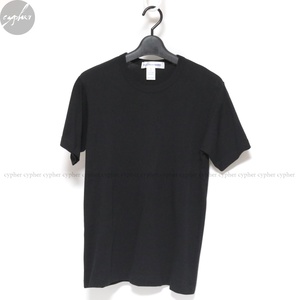 XS 美品 トルコ製 COMME des GARCONS SHIRT Tシャツ ブラック コムデギャルソン シャツ 黒 無地 CDGT2PL FOREVER フォーエバー