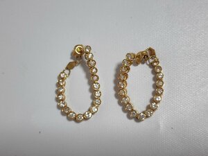 18金 イヤリング ダイヤモンド ダイヤ K18 6.7g ピアス(貴金属) レディース メンズ アクセサリー