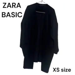 ★ZARA ザラベーシック　アウター　レディースコート　XS　秋服　ブラック　黒