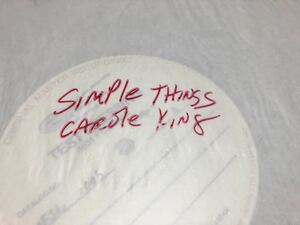 超貴重 Test Press Mobile Fidelity Carole King Simple Things MFSL 1-046 Rare Audiophile TP unreleased キャロル・キング