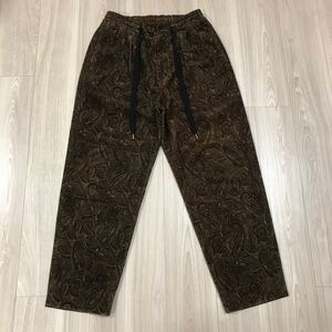 monkey time PAISLEY PAISLY CD PRINT WIDE 1P EASY CORDUROY PANTS SET-UP モンキータイム ペイズリー コーデュロイ パンツ スラックス