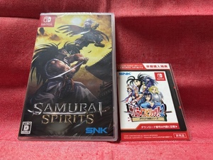 Switch★SAMURAI SPIRITS サムライスピリッツ★早期購入特典付・新品・未開封品・即決有