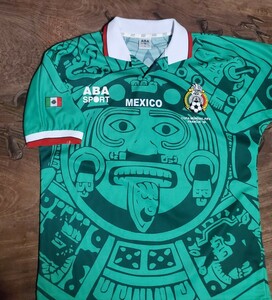 値下交渉 FIFA WORLD CUP FRANCE 1998年 メキシコ代表 ABA SPORT 検/ MEXICO AZTECA JERSEY CAMPOS HERNANDEZ ワールドカップ フランス Y2K