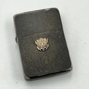 ジッポー ZIPPO ライター US ARMY レアな4バレルの1942年初期モデル 1942年 ブラッククラックル