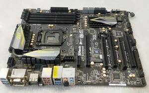 【中古パーツ】BIOS確認のみ、ASROCK Z77 Extreme6 マザーボード ＩＯパネル付　LGA1155 ■MB1791