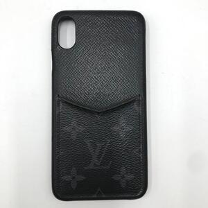 美品●ルイヴィトン LOUIS VUITTON スマホケース タイガ モノグラム エクリプス フォリオ バンパー X XS iPhoneケース スマホケース M67806