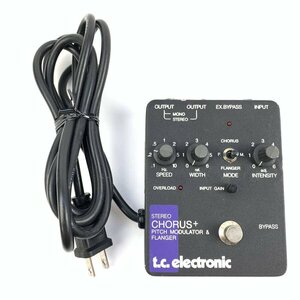 t.c.electronic TCエレクトロニック CHORUS+ PITCH MODULATOR & FLANGER コーラス/フランジャー★簡易検査品