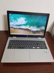 E35 美品 動作品 HP ProBook 650 G5 Core i7 第8世代 (8565U)◆16GB◆M.2 SSD256GB◆15.6インチ Full HD Win11 PC laptop Office 2021