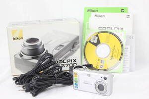 【返品保証】 【元箱付き】ニコン Nikon Coolpix E3700 チャージャー付き コンパクトデジタルカメラ v8709